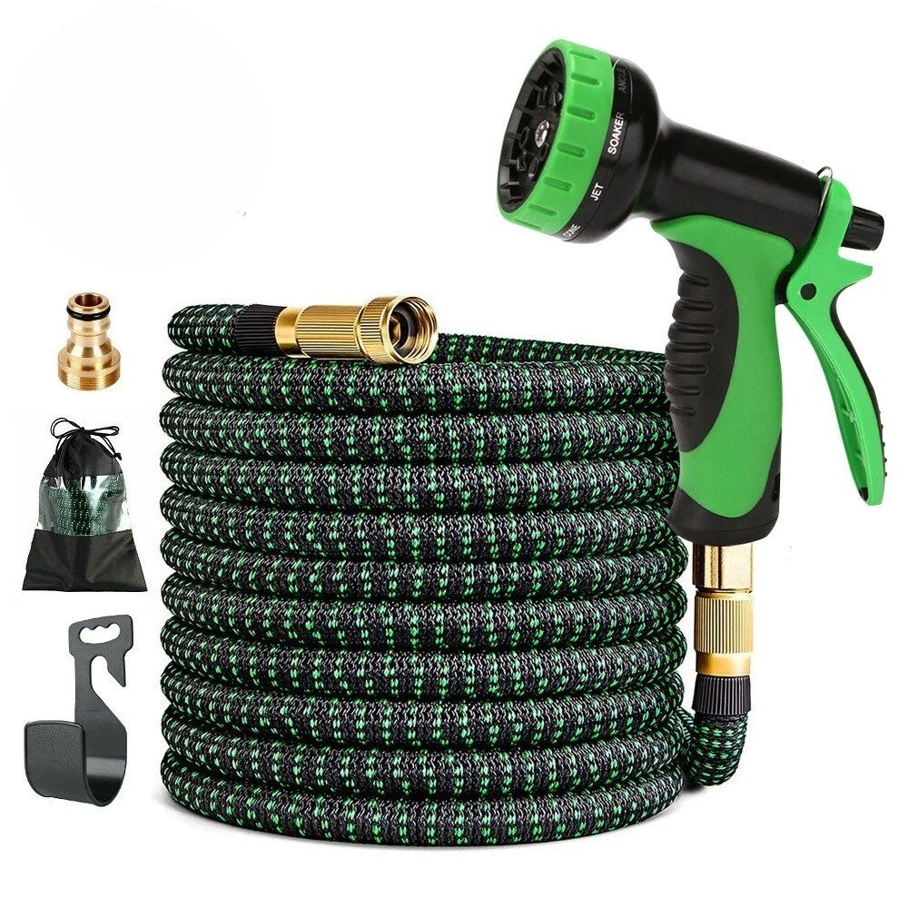 Expandable Garden Hose Pipe | 100FT with 10-Pattern Spray Gun