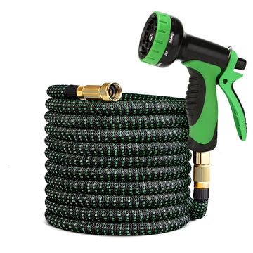 Expandable Garden Hose Pipe | 100FT with 10-Pattern Spray Gun