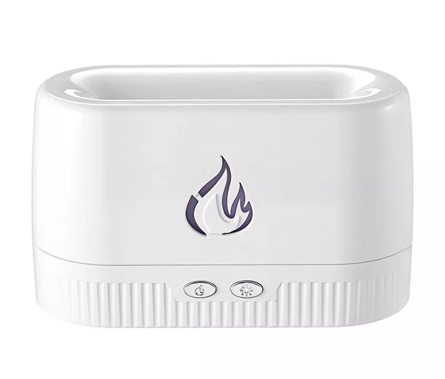 Flame Effect Essential Oil Diffuser – Ultrasonic Aromatherapy Humidifier for Sleep & Relaxation (UK)