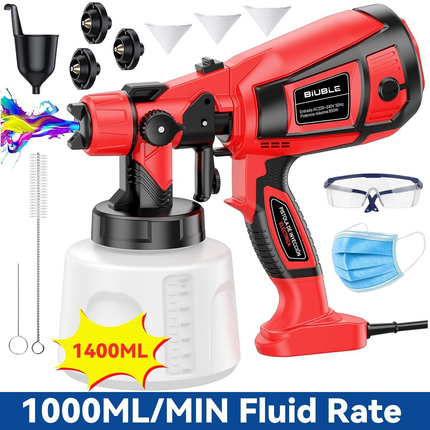 Handheld Wall Fence Paint Sprayer Electric Spray Gun Paint Fence Airless HVLP UK