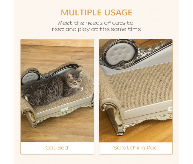 Close-up of corrugated scratch pad

