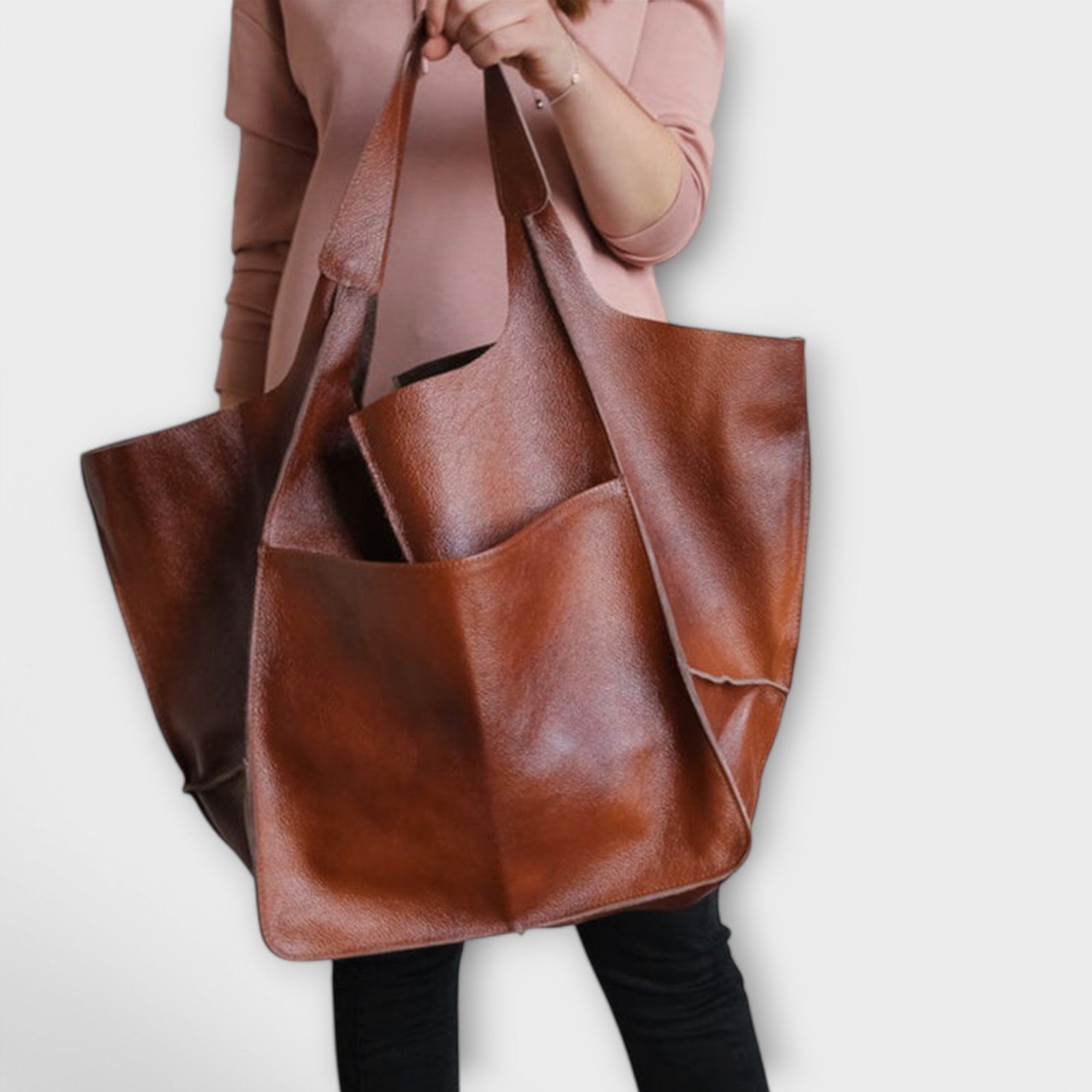 Aurora - Vegan Leather Tote Bag - Sustainable Handbag for Work & Travel