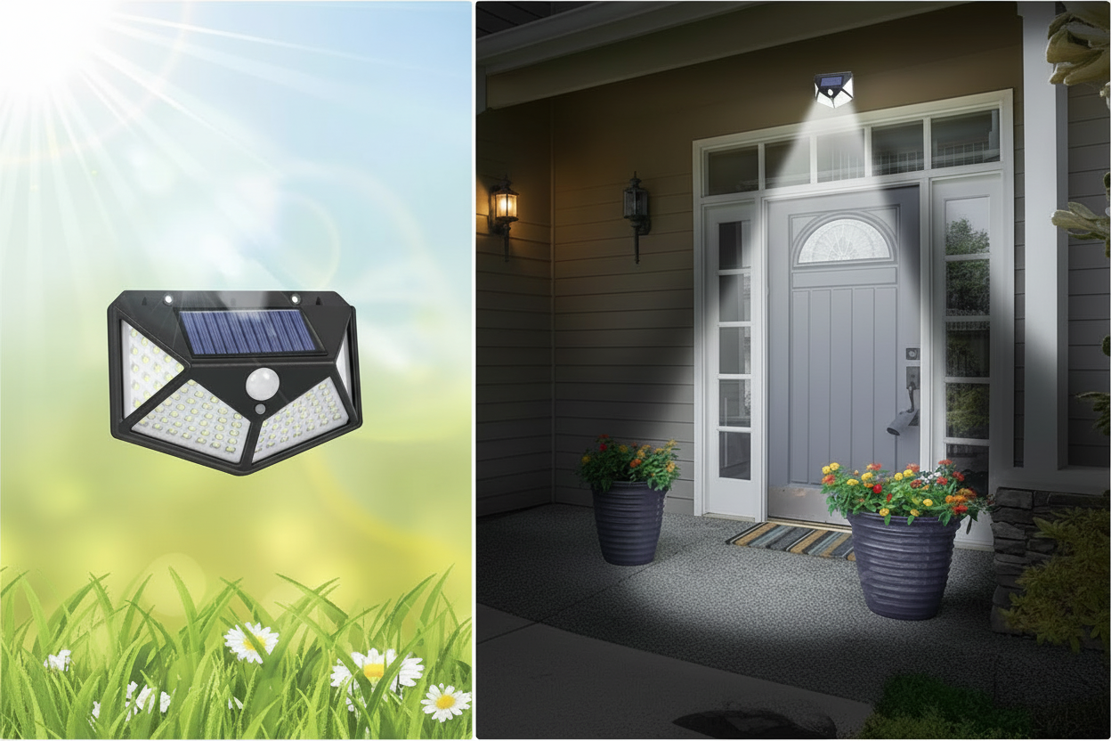 Solar Light Split Panel No Overlays