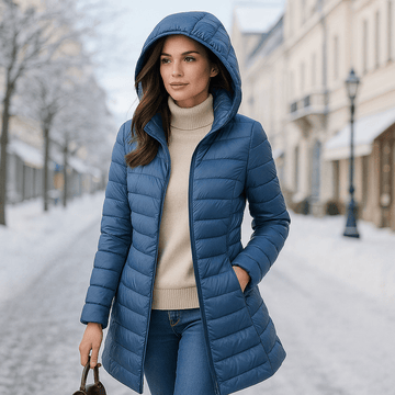 Ultra Lightweight Women's Hooded Down Jacket