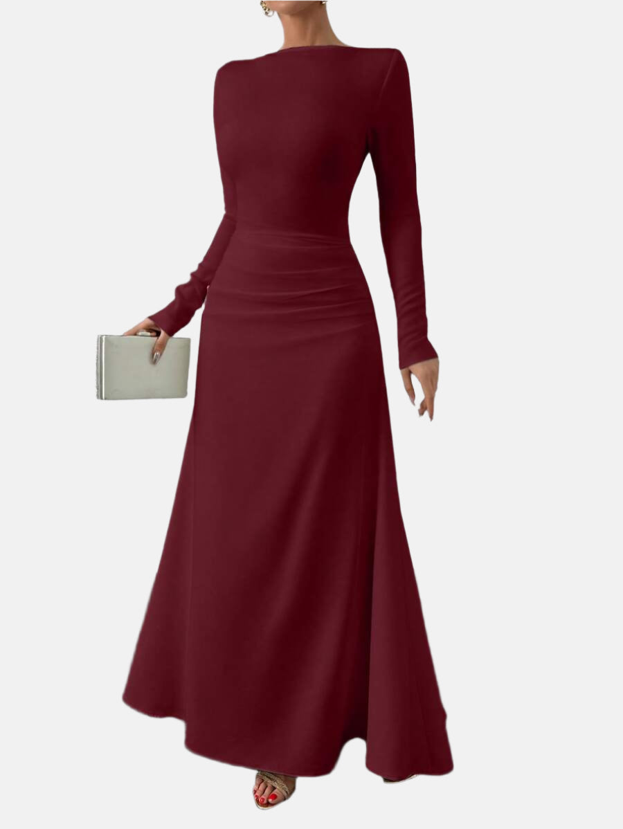 Women’s Pastel Blue Dress with Sleeve Detail