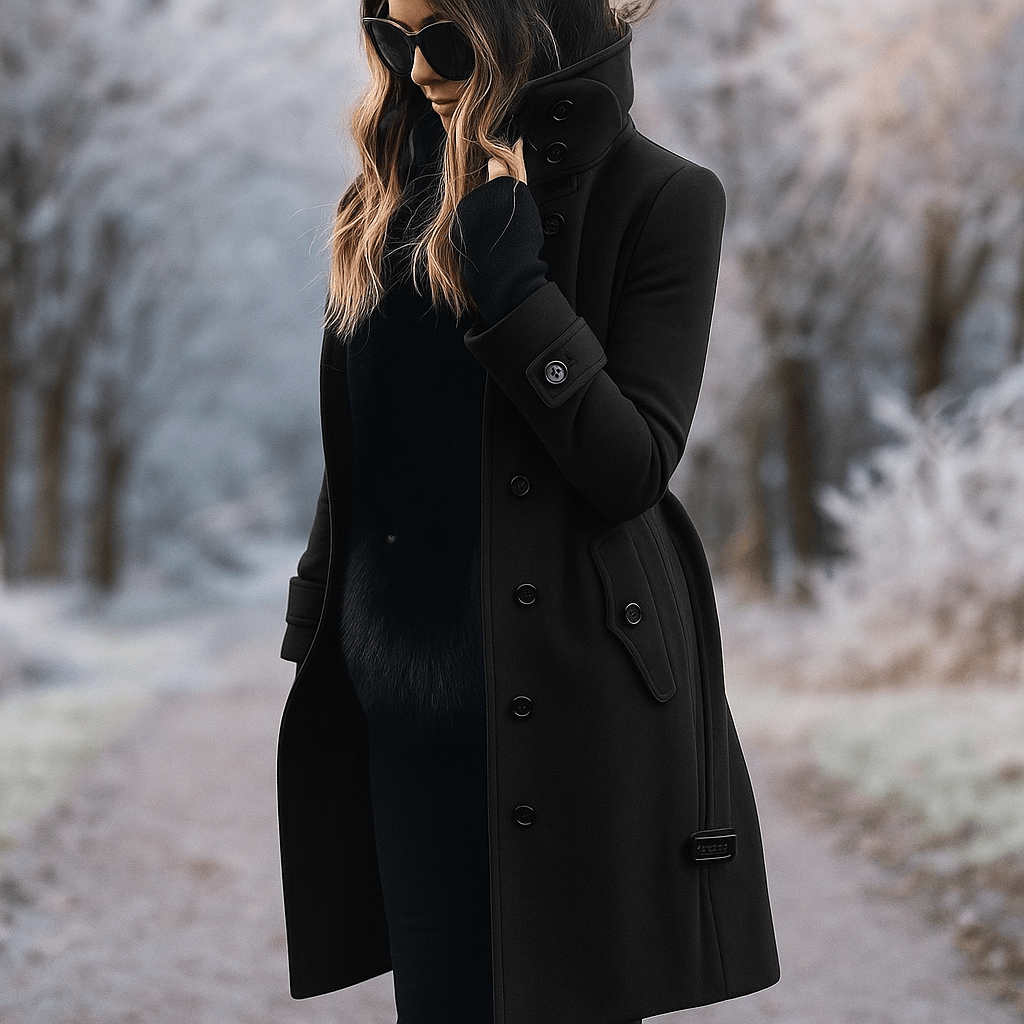 Chic Women's Trench Coat - Warm and Comfortable