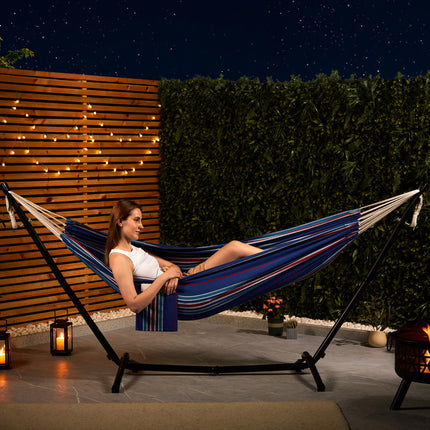 Collapsible hammock frame for travel