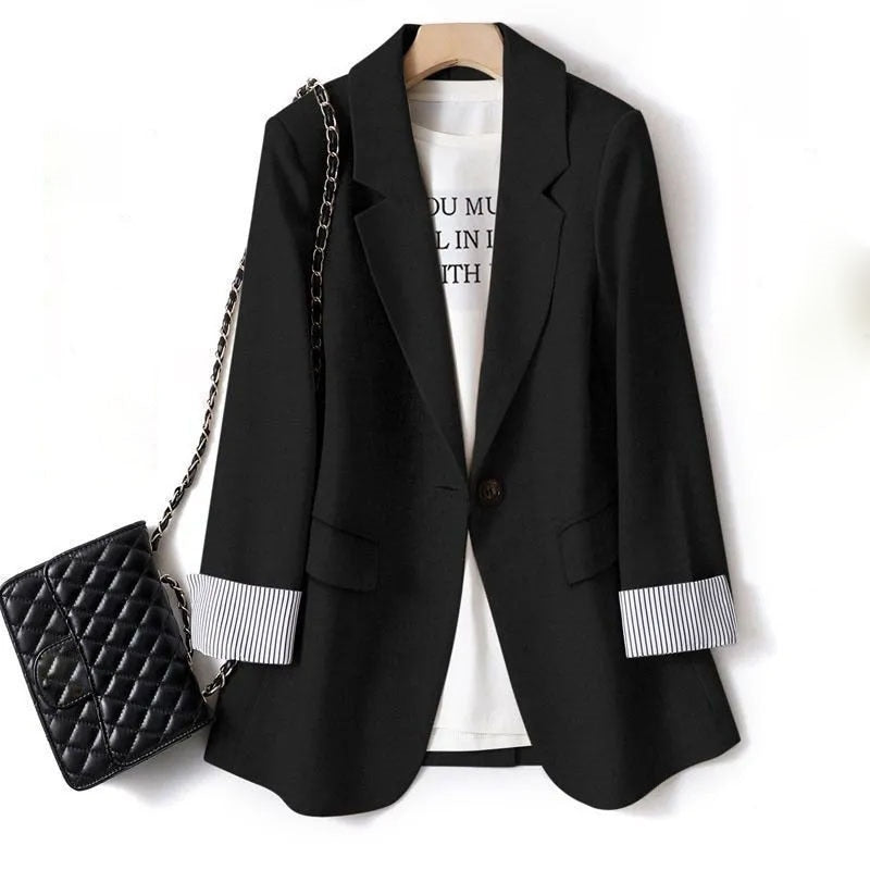 Notched Lapel Women's Blazer