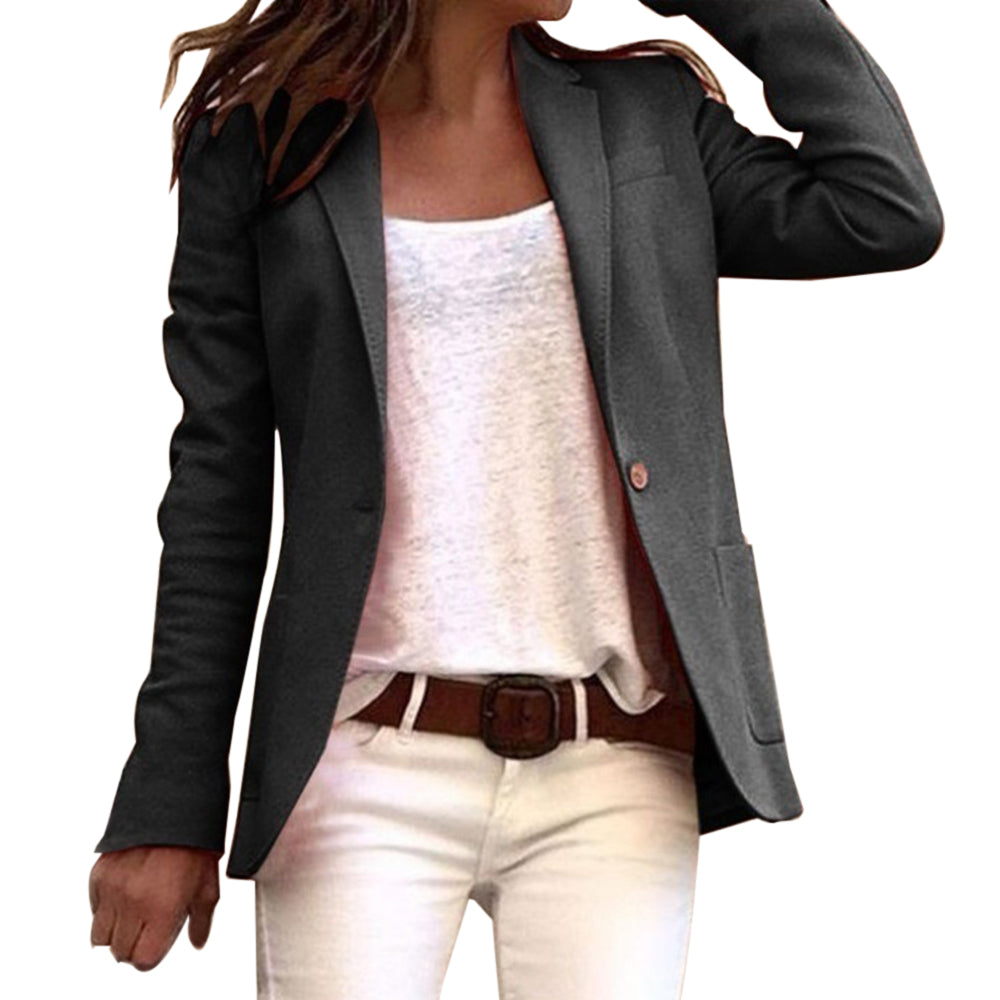 Women's Slim Fit Long Sleeve Blazer