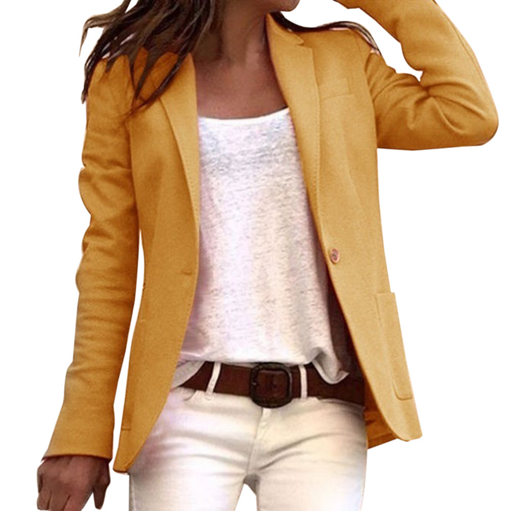Women's Slim Fit Long Sleeve Blazer