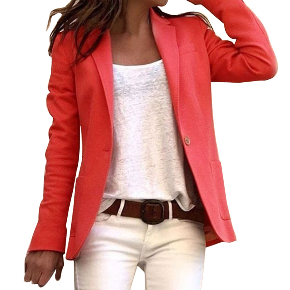 Women's Slim Fit Long Sleeve Blazer