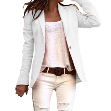 Women's Slim Fit Long Sleeve Blazer