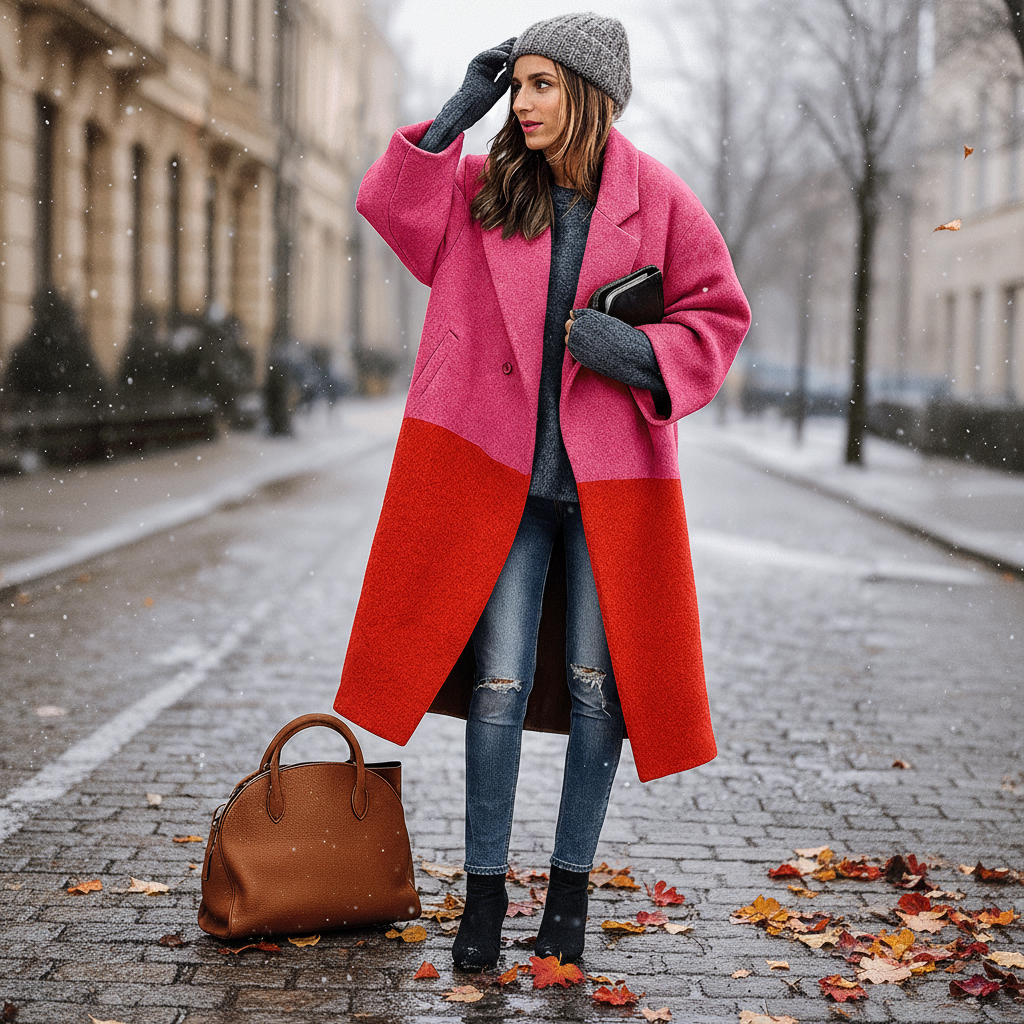 Long Wool Coat - Warm & Enchanting Colors
