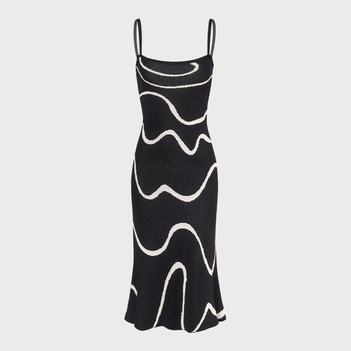 Women’s Sleeveless Bodycon Midi Dress – Mermaid Hem