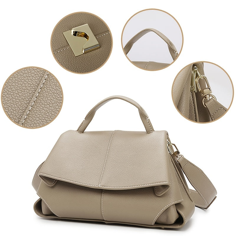 Stylish Women’s Handbag – Large Capacity PU Crossbody